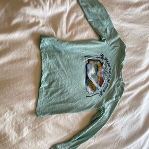 365 Kids From Garanimals Boy's Long Sleeve Turquoise T-Shirt Size 10  New